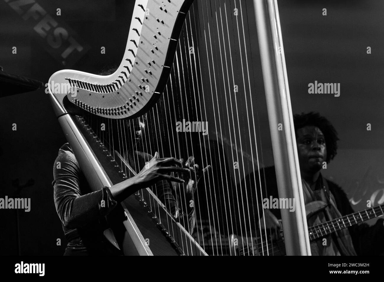New York, New York, USA. 12th Jan, 2024. Brandee Younger performs with