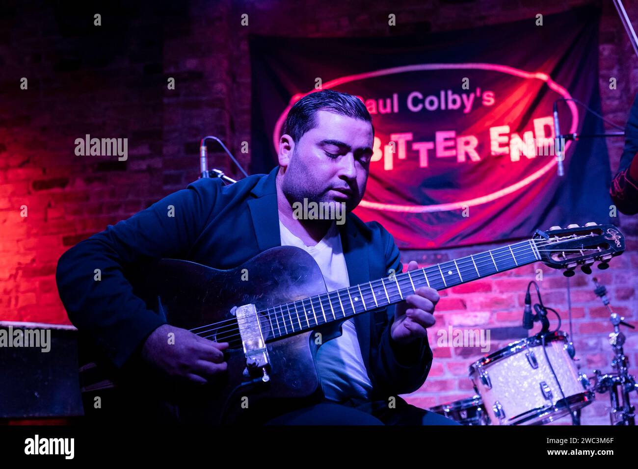 New York, New York, USA. 12th Jan, 2024. Simba Baumgartner performs