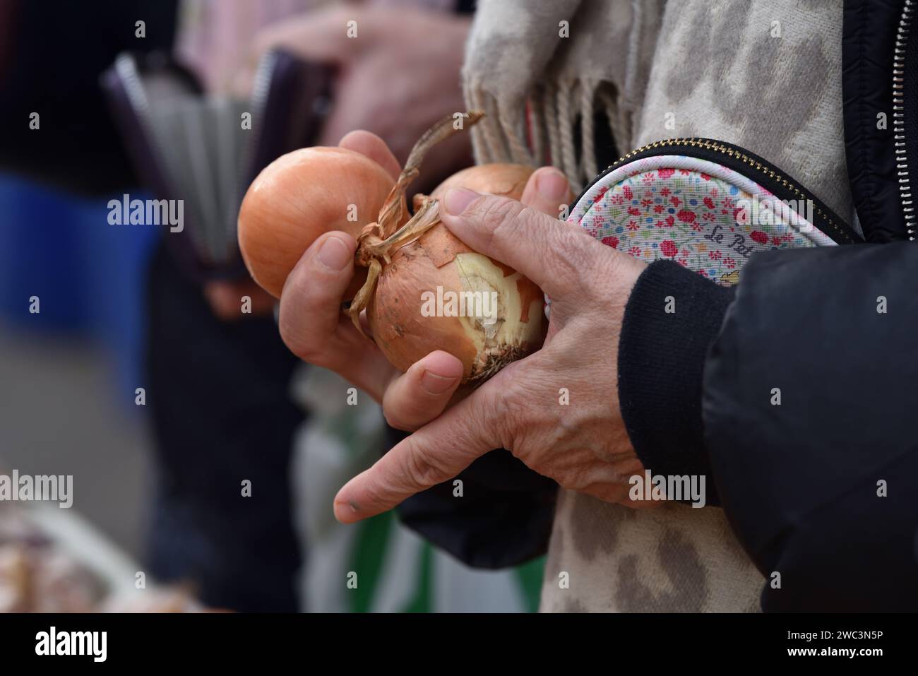 Zagreb, Croatia : 01,05,2024 : Vegetable market called Dolac in the