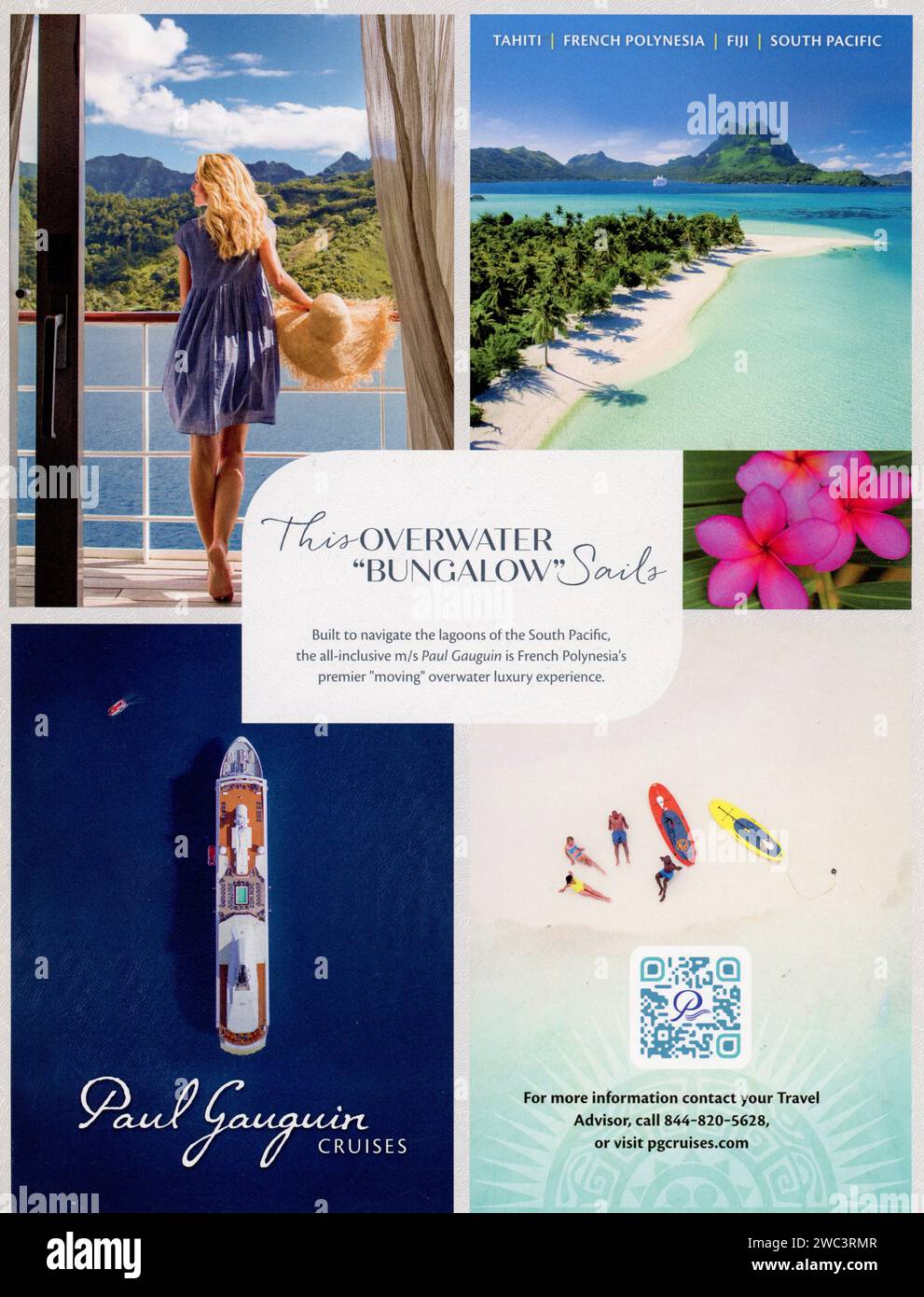 January/Februaty 2024 "Conde Nast Traveler" magazine Advert, USA Stock