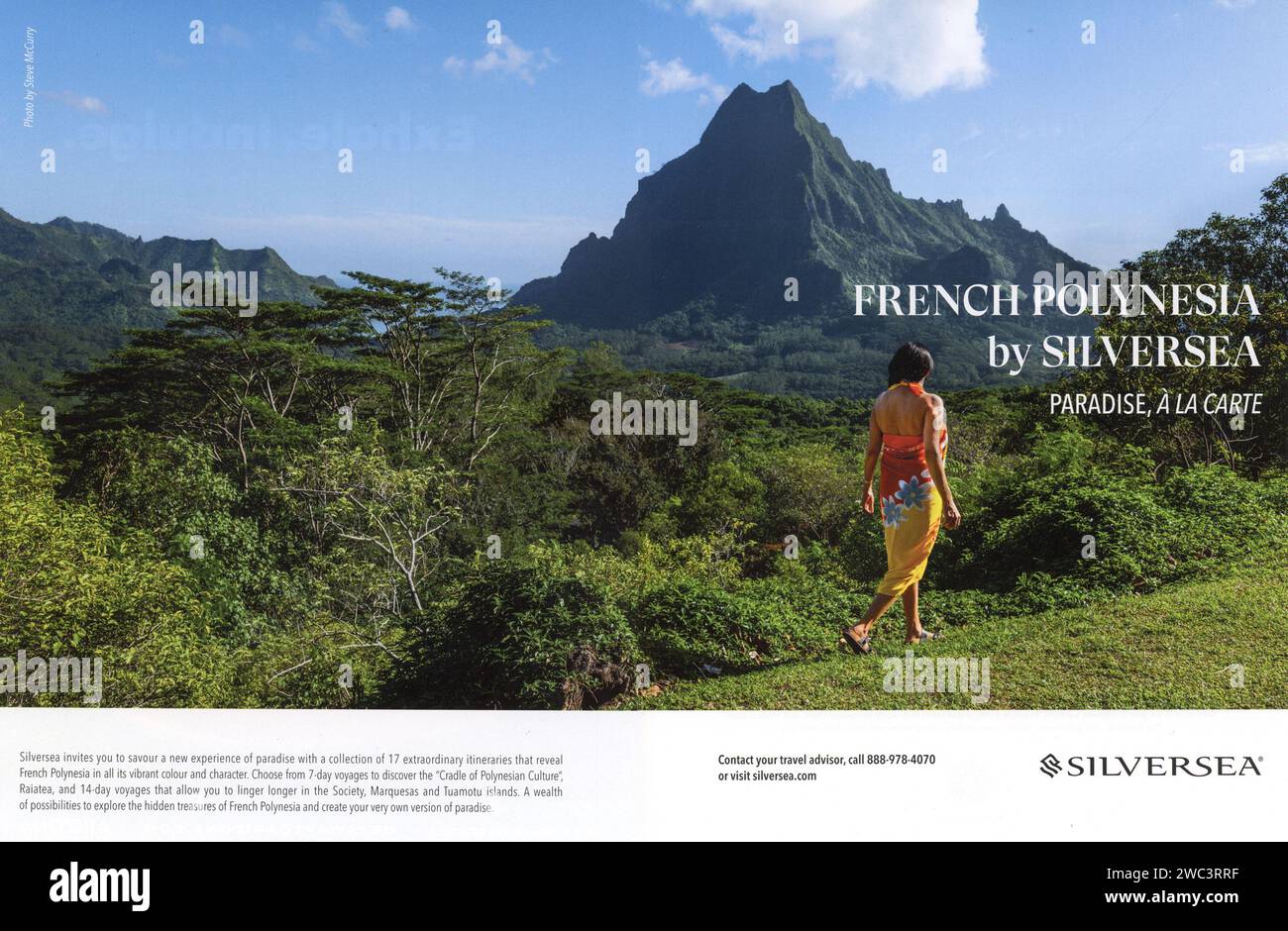January/Februaty 2024 "Conde Nast Traveler" magazine Advert, USA Stock