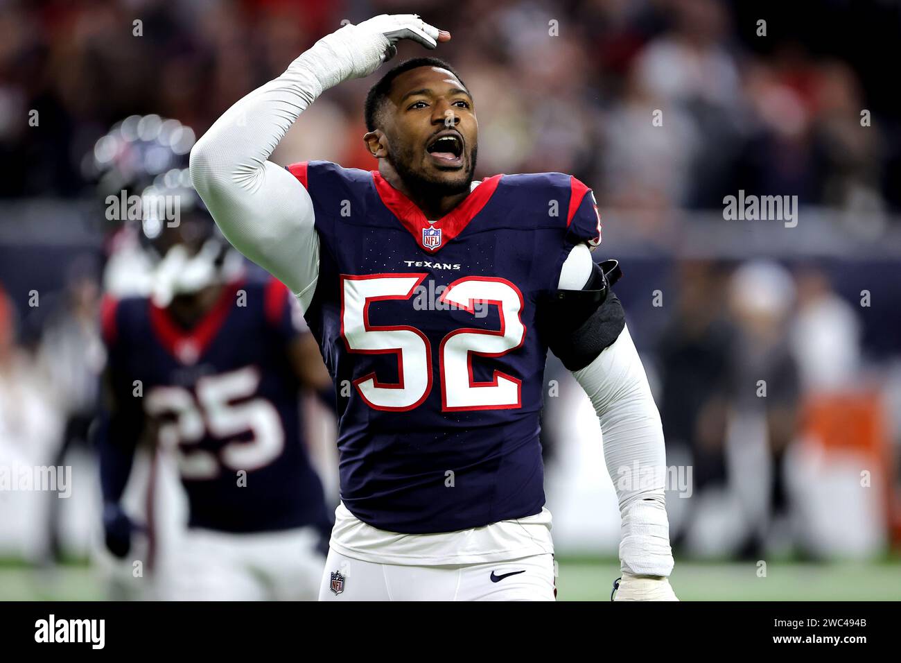 Houston, Texas, USA. 13th Jan, 2024. Houston Texans defensive end ...