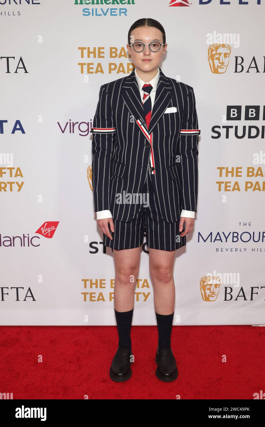 Beverly Hills, Ca. 13th Jan, 2024. Bella Ramsey at the 2024 BAFTA Tea