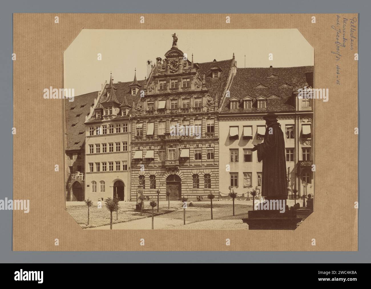 Neurenberg, Pellerhaus, anonymous, 1850 - 1890 photograph   photographic support albumen print  Pellerhaus Stock Photo
