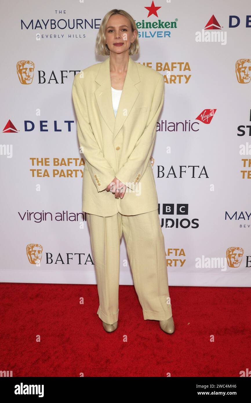 Beverly Hills, Ca. 13th Jan, 2024. Carey Mulligan at the 2024 BAFTA Tea