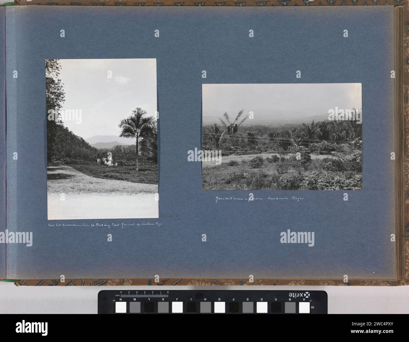 View of Loeboek Raja before the inspector's house in Batang Toru on ...