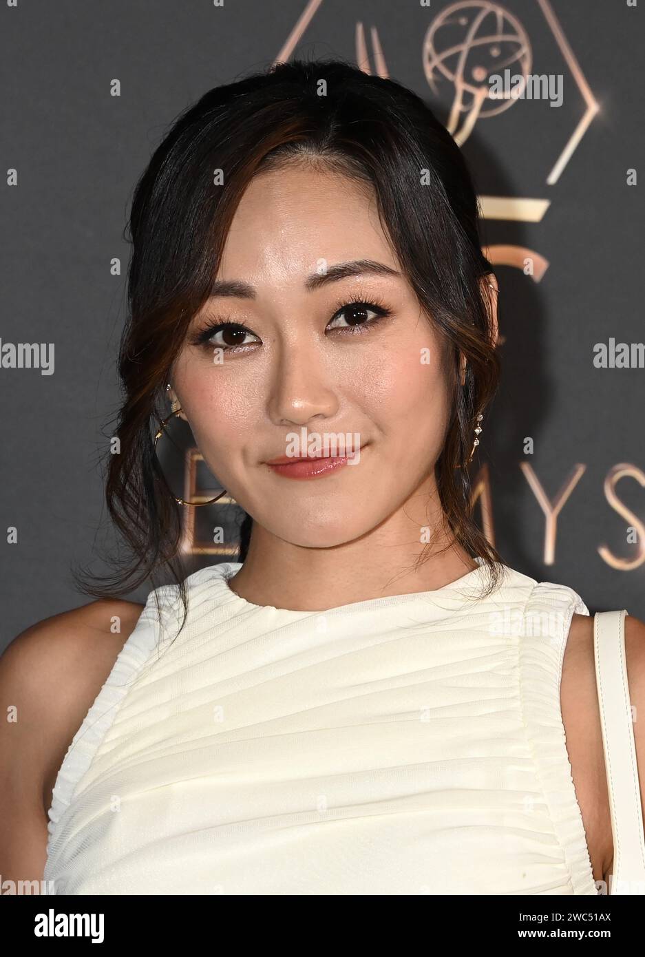 Los Angeles, USA. 13th Jan, 2024. Karen Fukuhara arriving at the 75th