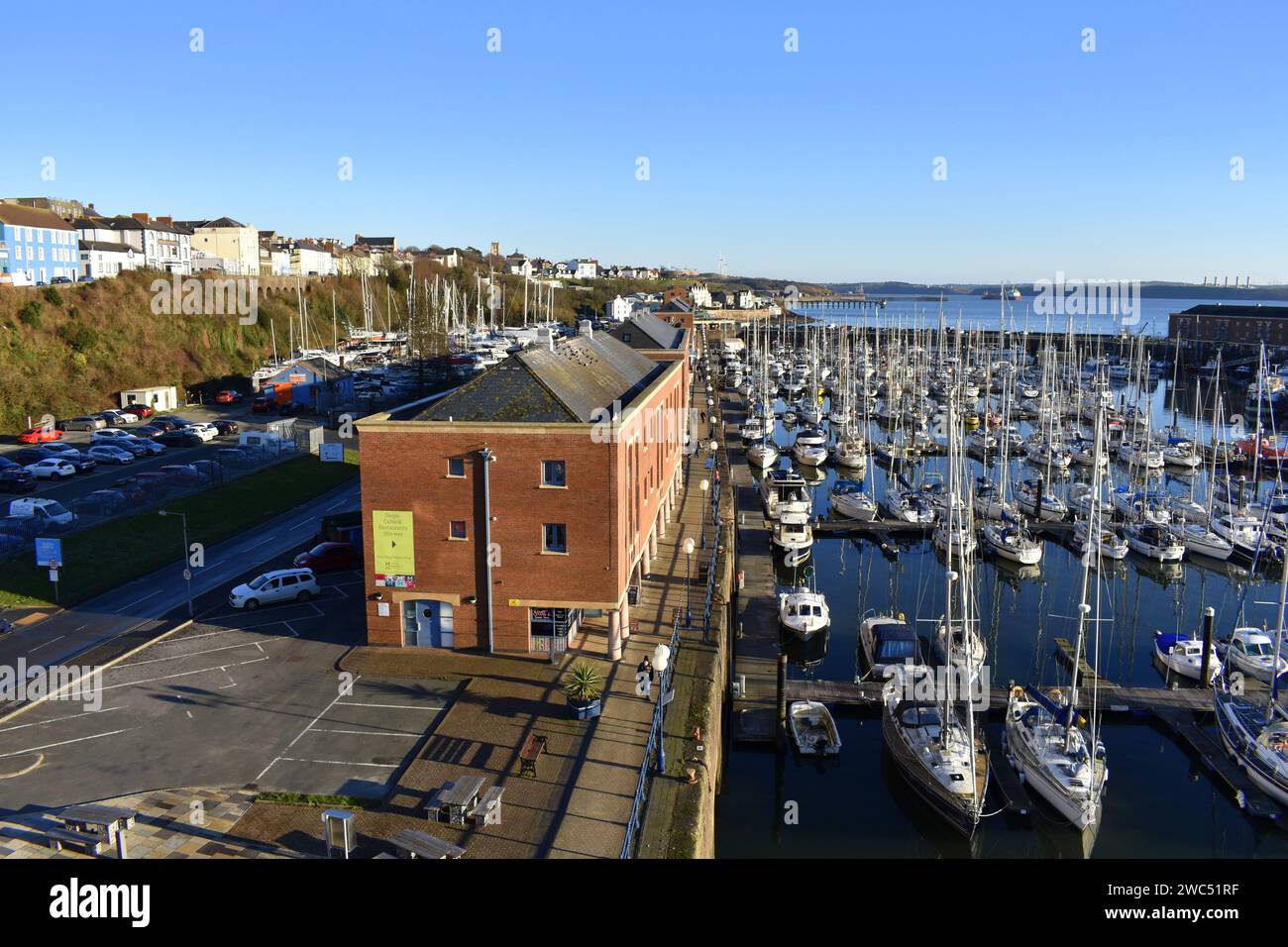 Milford Marina, Milford Haven, Pembrokeshire, Wales Stock Photo Alamy