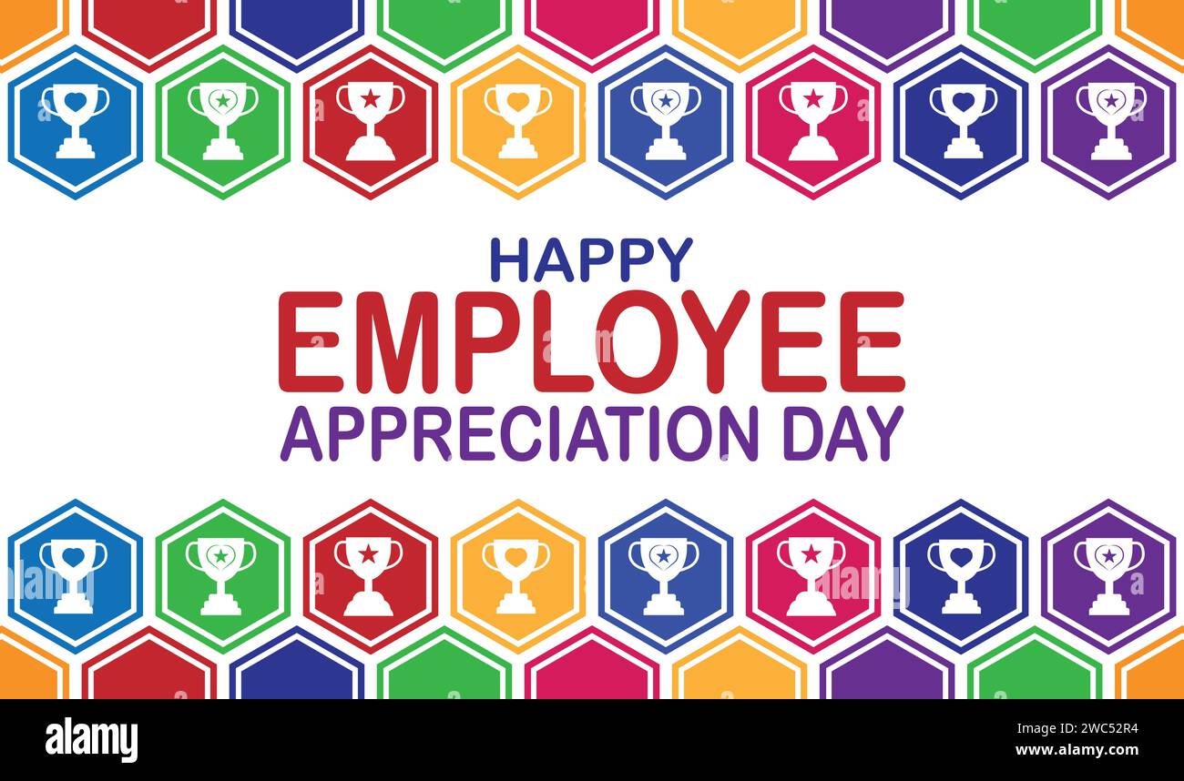 Happy Employee Appreciation Day Vector Illustration. Suitable for greeting card, poster and banner. Stock Vector