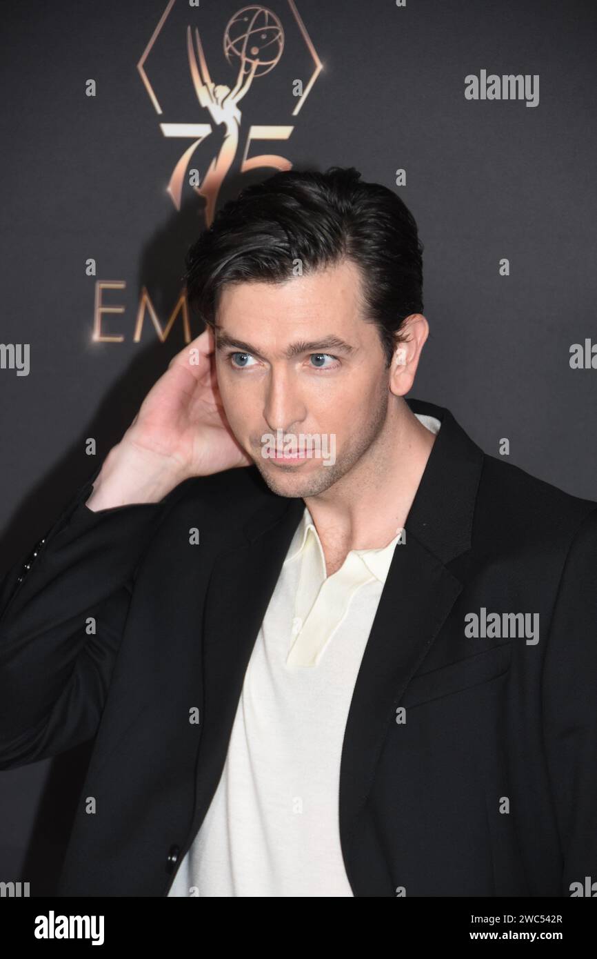 Los Angeles, California, USA 13th January 2024 Actor Nicholas Braun ...