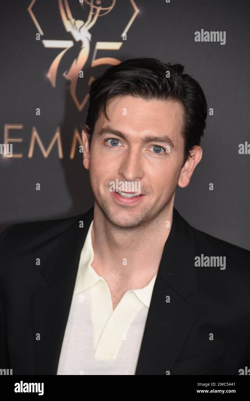 Los Angeles, California, USA 13th January 2024 Actor Nicholas Braun ...