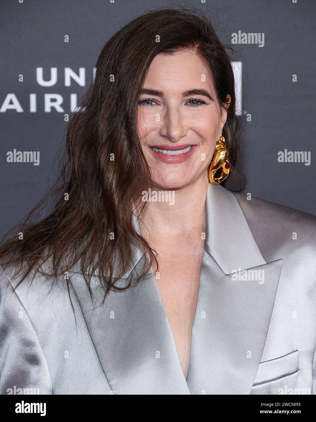 LOS ANGELES, CALIFORNIA, USA - JANUARY 13: Kathryn Hahn arrives at the Television Academy's 75th Annual Primetime Emmy Awards Performer Nominees Celebration held at the JW Marriott Los Angeles L.A. LIVE Platinum Ballroom on January 13, 2024 in Los Angeles, California, United States. (Photo by Xavier Collin/Image Press Agency) Stock Photo