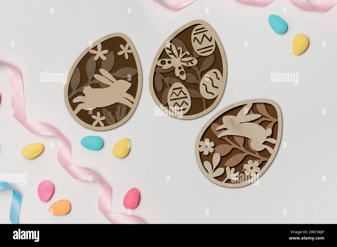 3 Eggs EASTER BUNDLE Digital multilayer layout files are specially ...