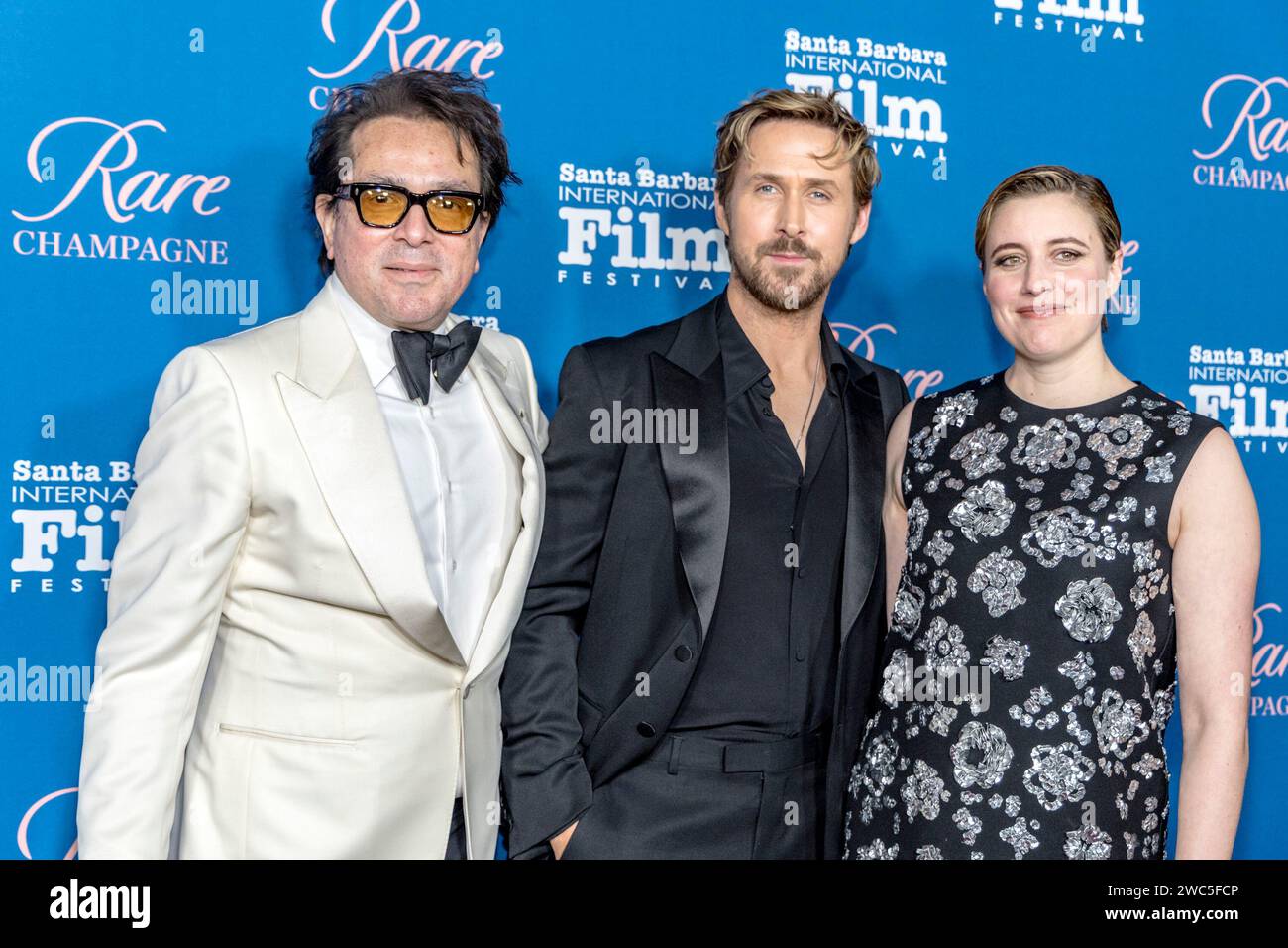 Barb Durling SBIFF Executive Director Roger Durling, Actor Ryan Gosling and Director ...