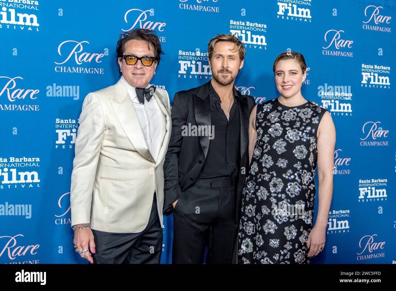 Barb Durling SBIFF Executive Director Roger Durling, Actor Ryan Gosling and Director ...
