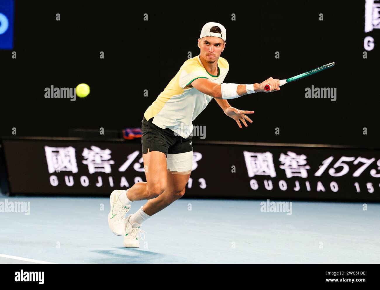 Melbourne, Australia, 14th Jan, 2024. Tennis player Dino Prizmic from ...