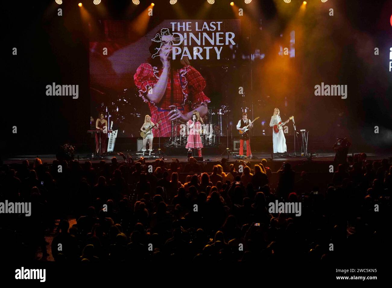 January 13, 2024 The Last Dinner Party performing at Iheart Radio