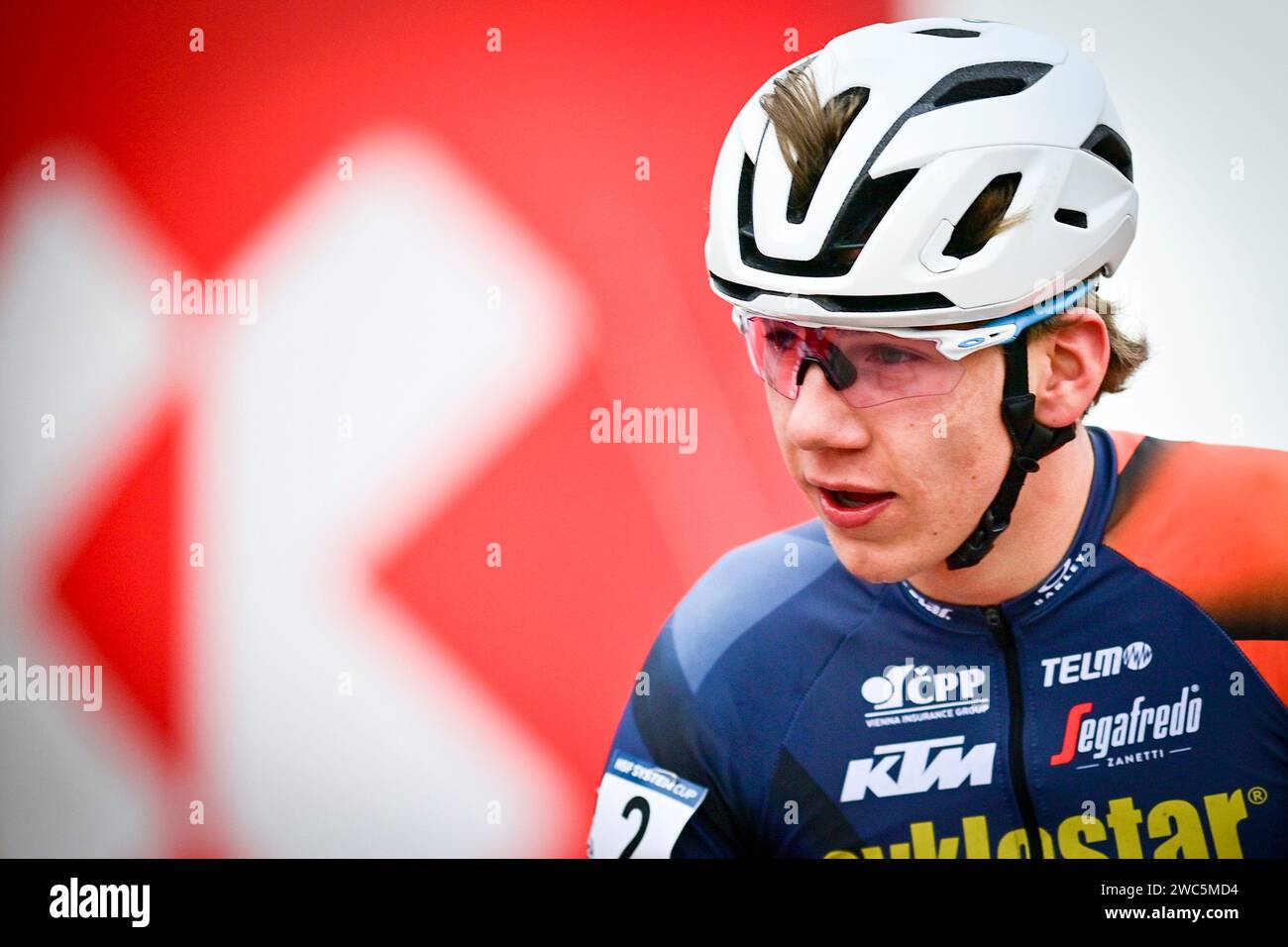 Tabor, Czech Republic. 14th Jan, 2024. Czech Republic Cyclocross
