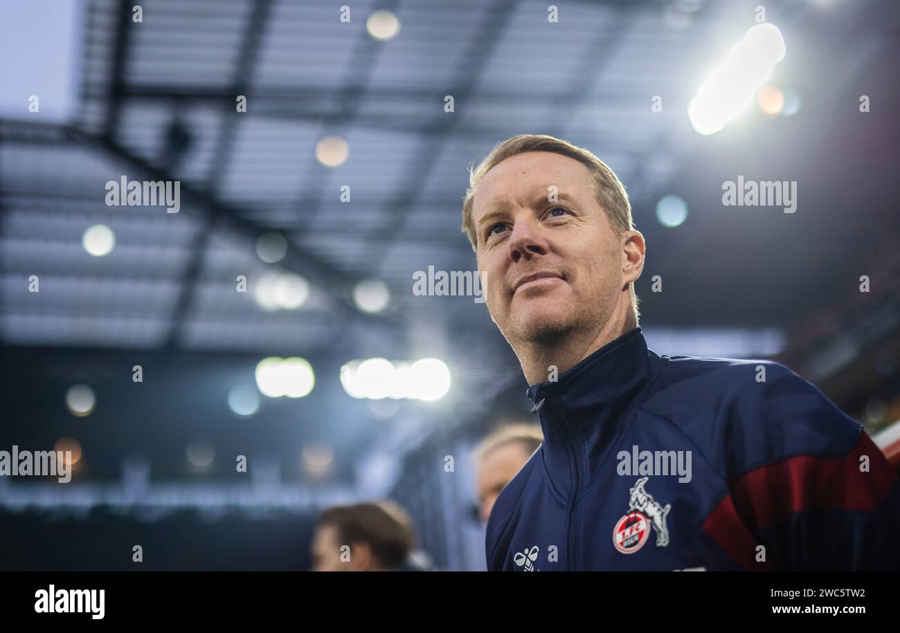 Cologne, Germany. 13th Jan 2024. Trainer Timo Schultz (Köln) 1. FC Köln ...