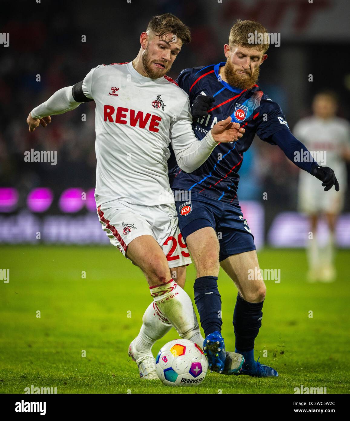 Cologne, Germany. 13th Jan 2024. Jan Thielmann (Köln), Jan-Niklas Beste ...