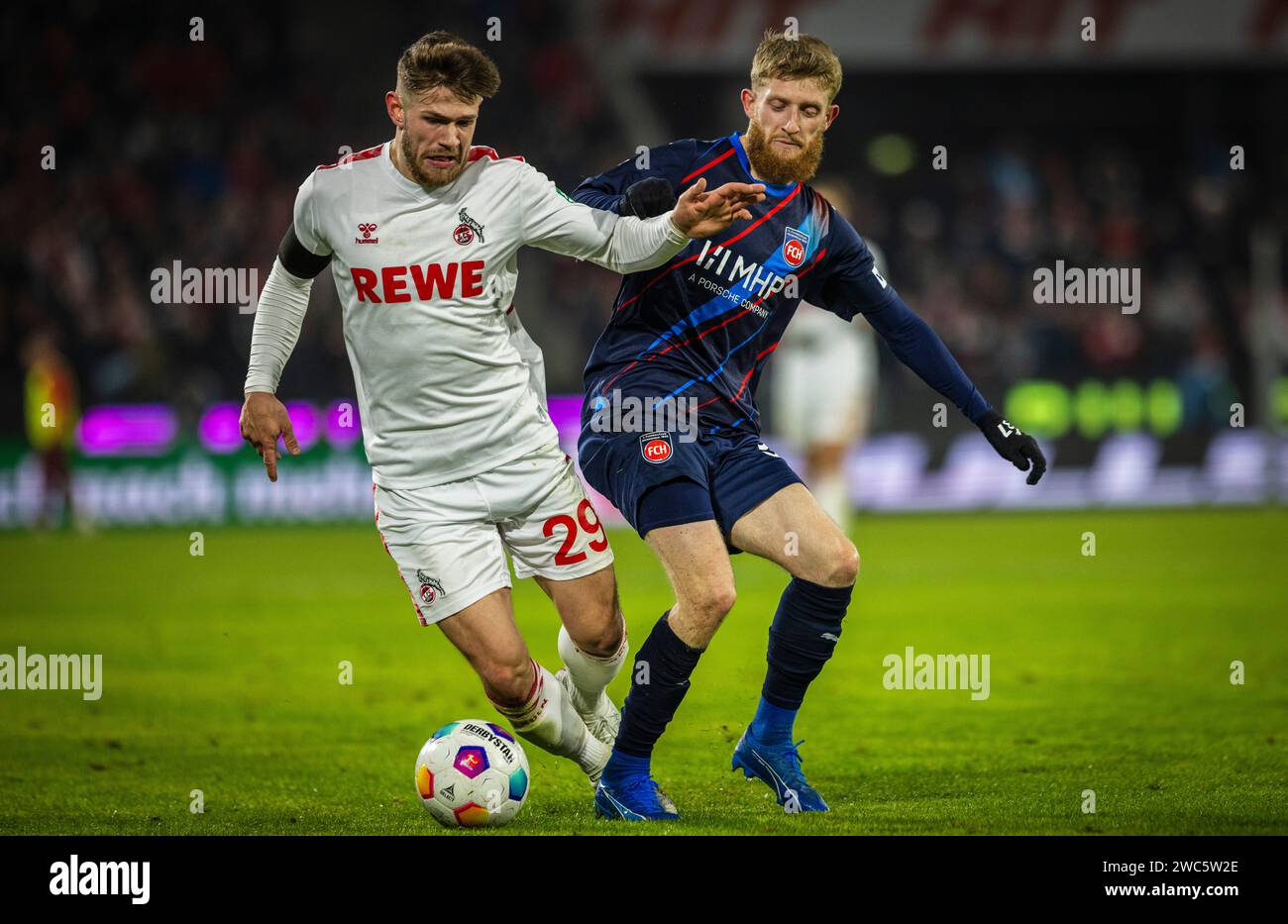 Cologne, Germany. 13th Jan 2024. Jan Thielmann (Köln), Jan-Niklas Beste ...