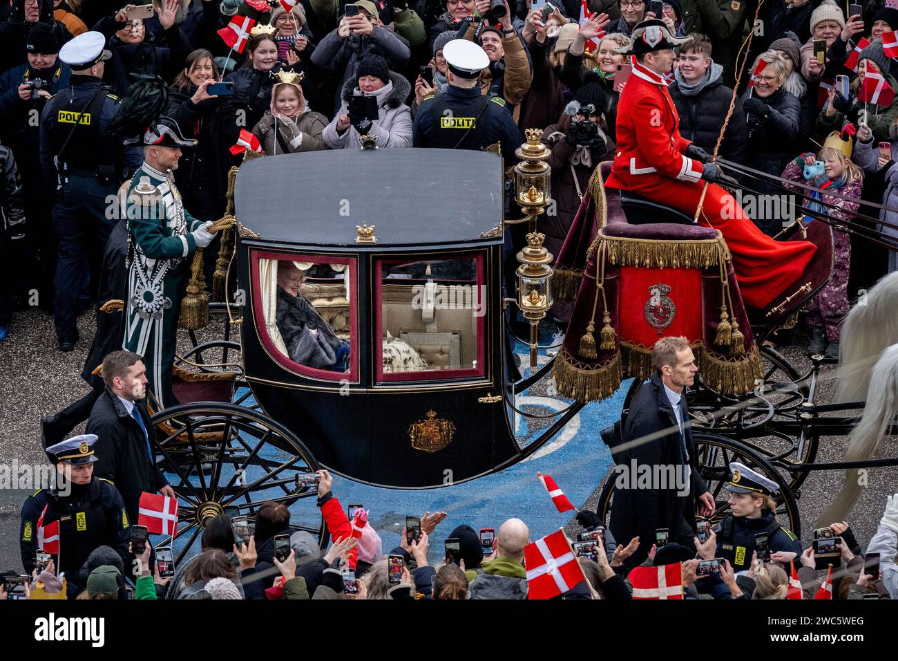 Copenhagen, Denmark. 14 January, 2024. Copenhagen, Denmark. 14th Jan