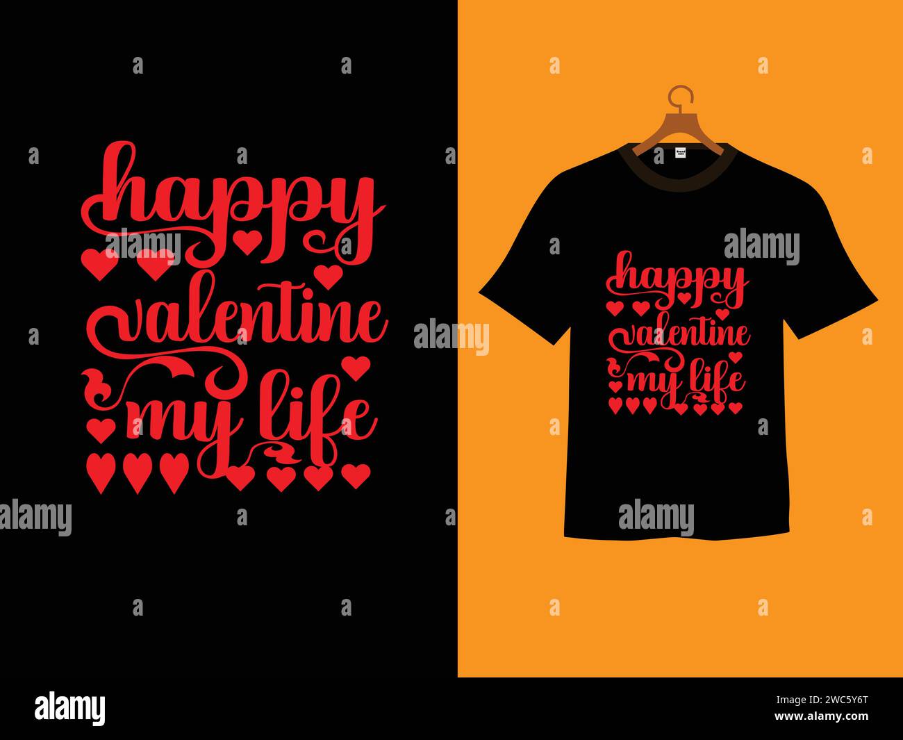 happy valentine day vector for t shirt design Stock Vector Image & Art ...