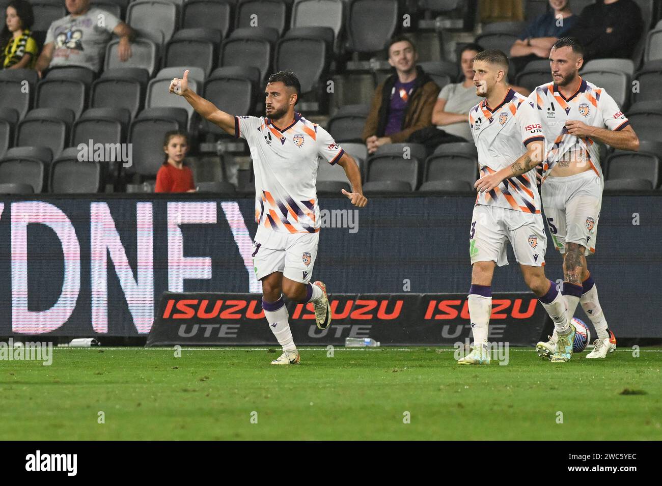 14th January 2024; CommBank Stadium, Sydney, NSW, Australia: A-League ...