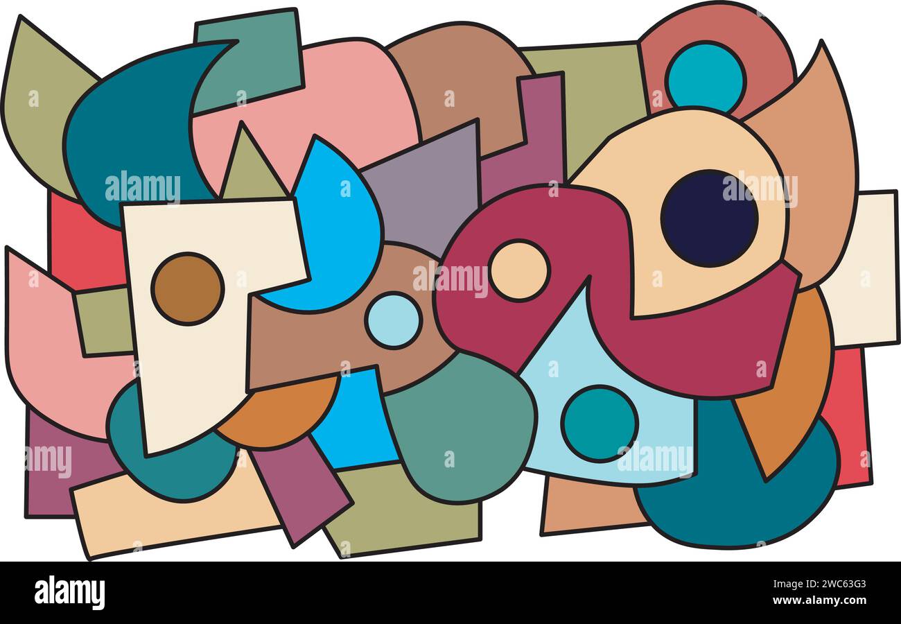 colorful abstract art Stock Vector Image & Art - Alamy