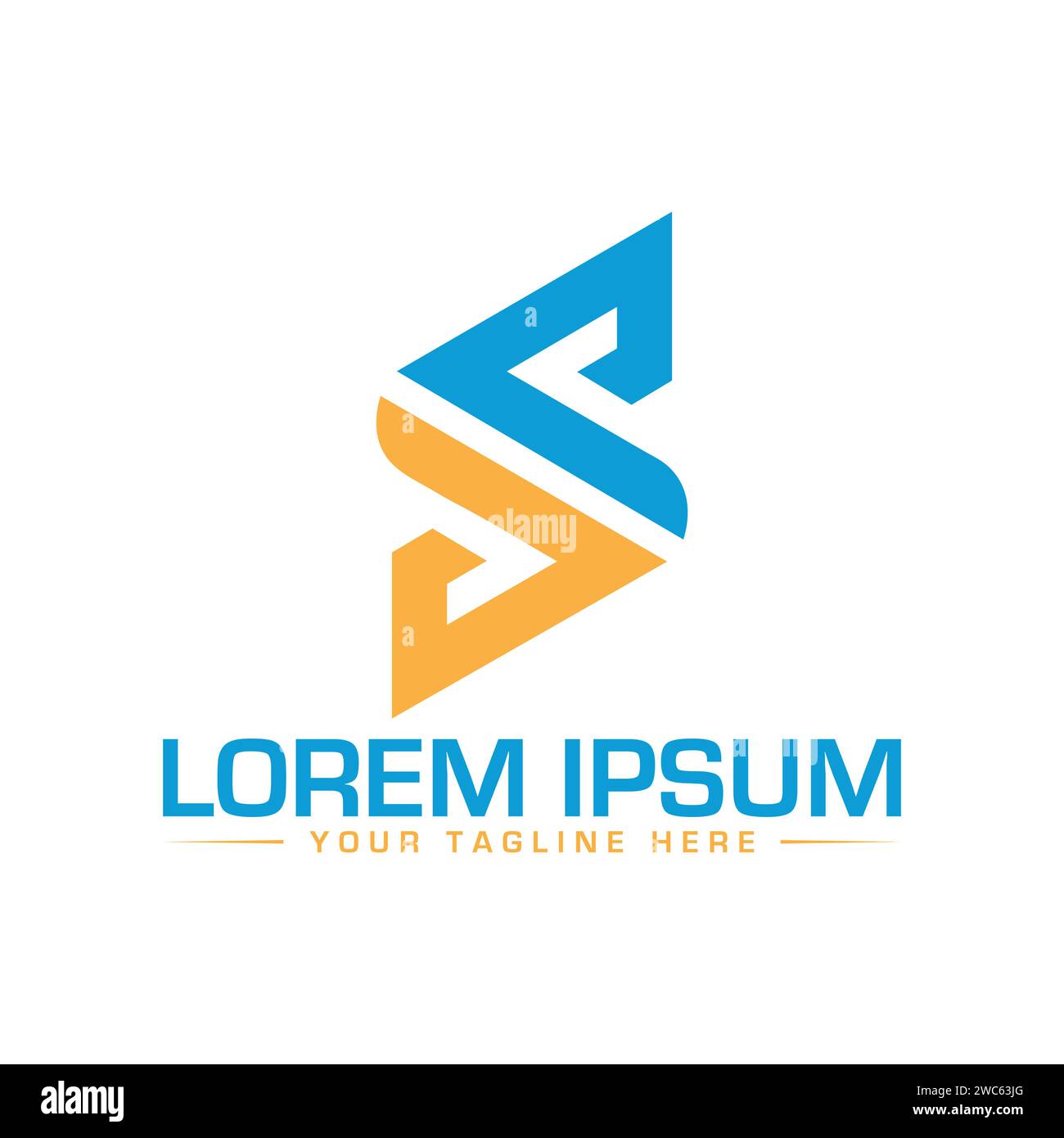 CD Unique and Modern Logo Design. Stock Vector