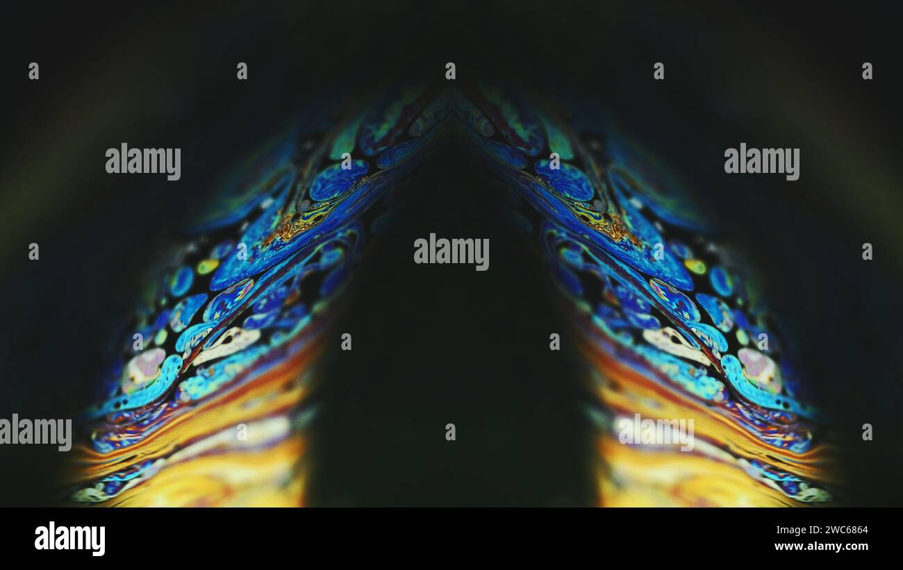 Oil fluid stain flow bubble hi-res stock photography and images - Alamy