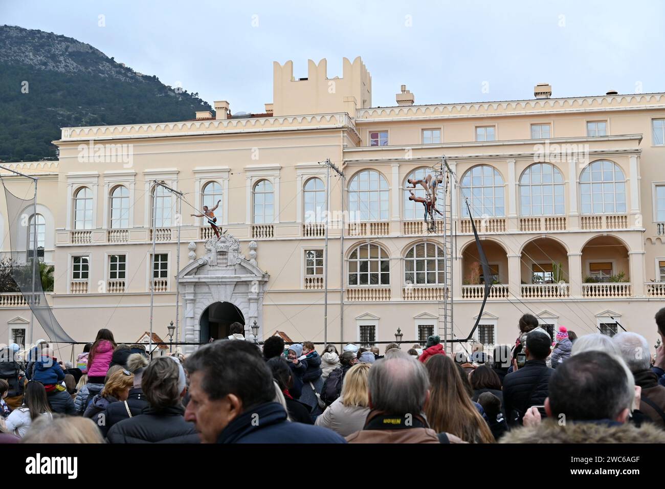 MONACO, - JANUARY 13 The Circus Parade on January 13, 2024 in Monaco