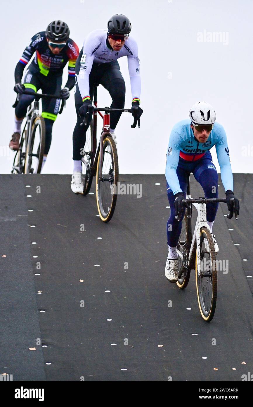 Tabor, Czech Republic. 14th Jan, 2024. Czech Republic Cyclocross