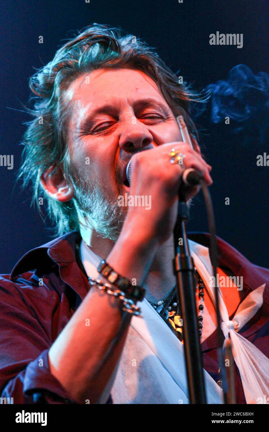 British Rapper Shane Shane MacGowan of The Pogues at V Festival 2008,Chelmsford,Essex. Shane ...