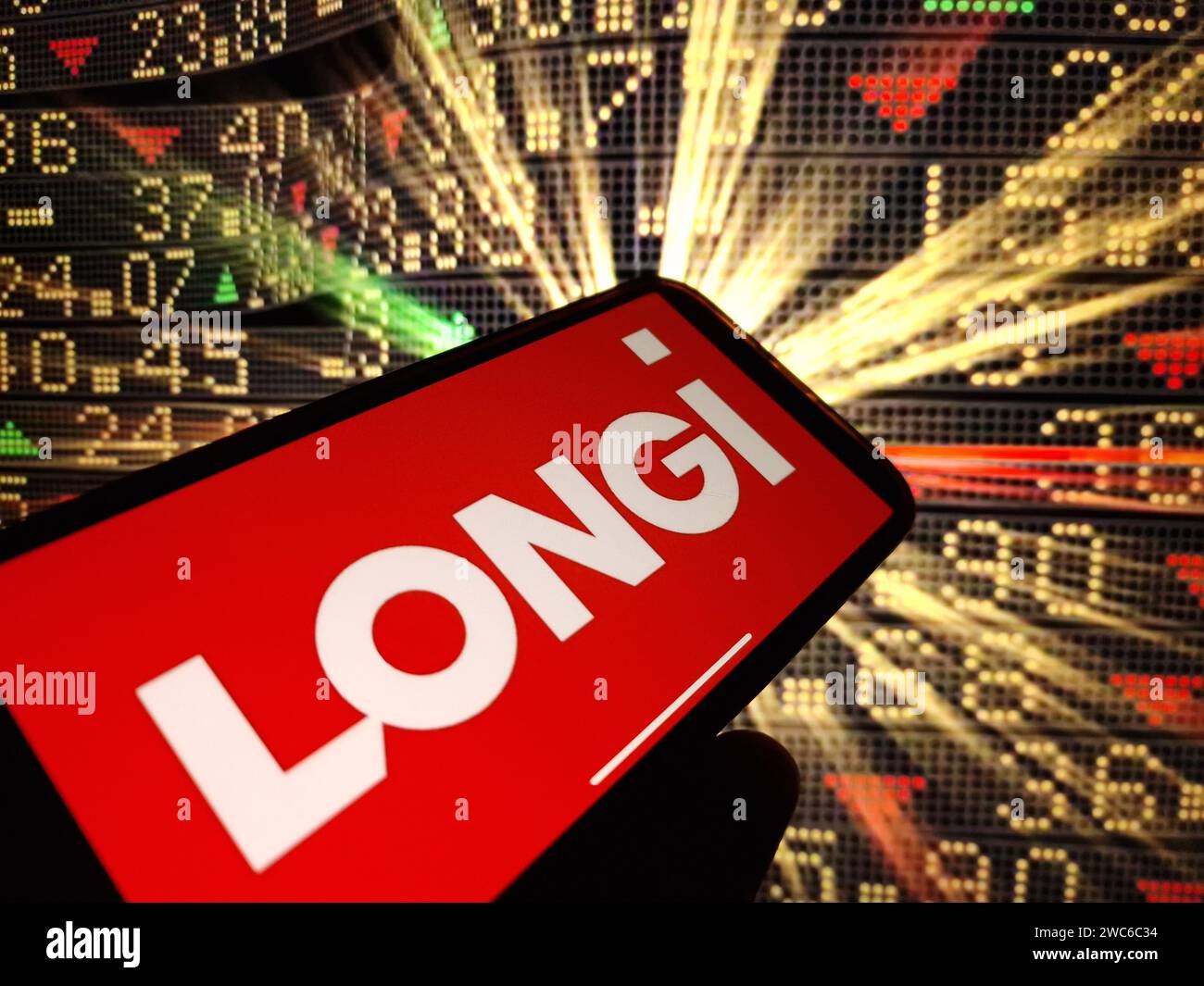 Konskie, Poland January 13, 2024 LONGi Green Energy Technology