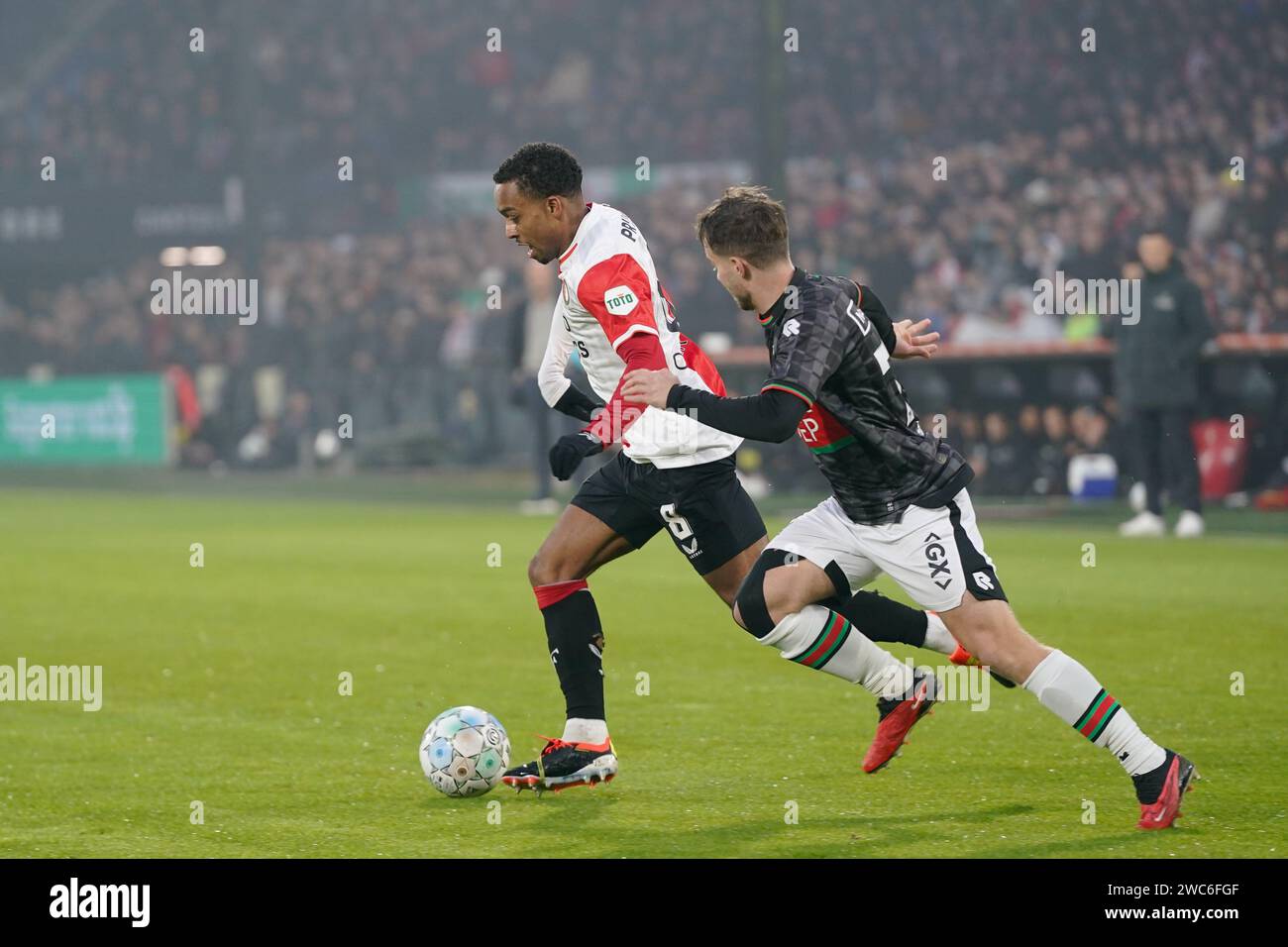 ROTTERDAM, 14012024 , Stadium Feijenoord / De Kuip , Dutch eredivisie Football Season 2023 /