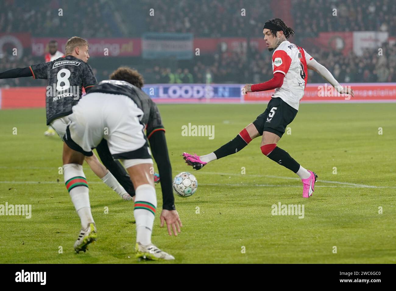 ROTTERDAM, 14012024 , Stadium Feijenoord / De Kuip , Dutch eredivisie Football Season 2023 /
