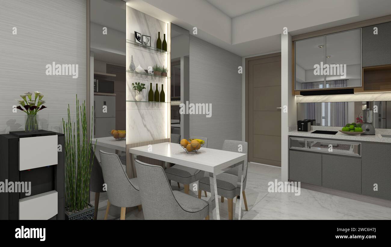 View of 18 Minimalist Dining Room Ideas for a Modern and Stylish Home