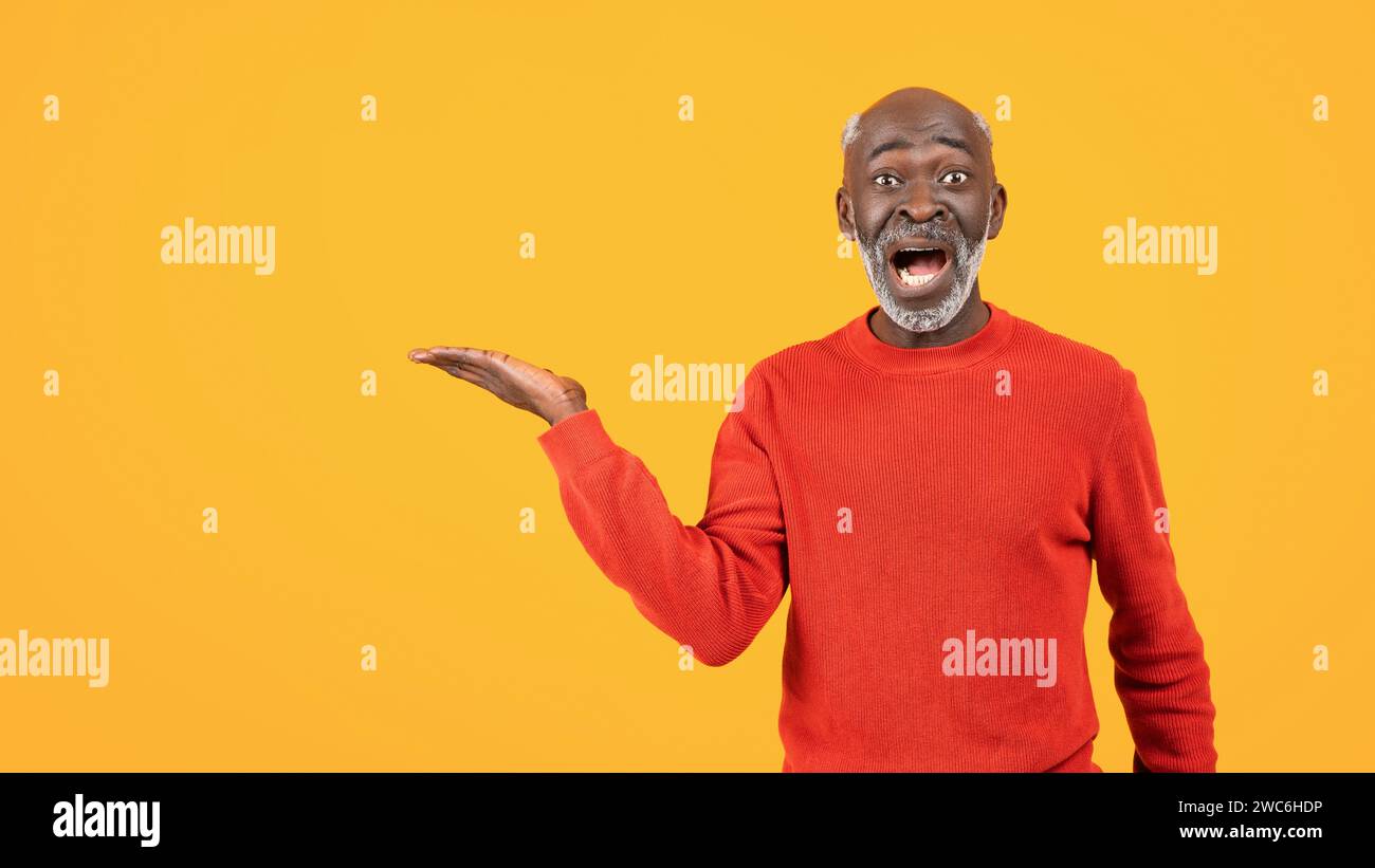 Happy african american senior man hi-res stock photography and images ...