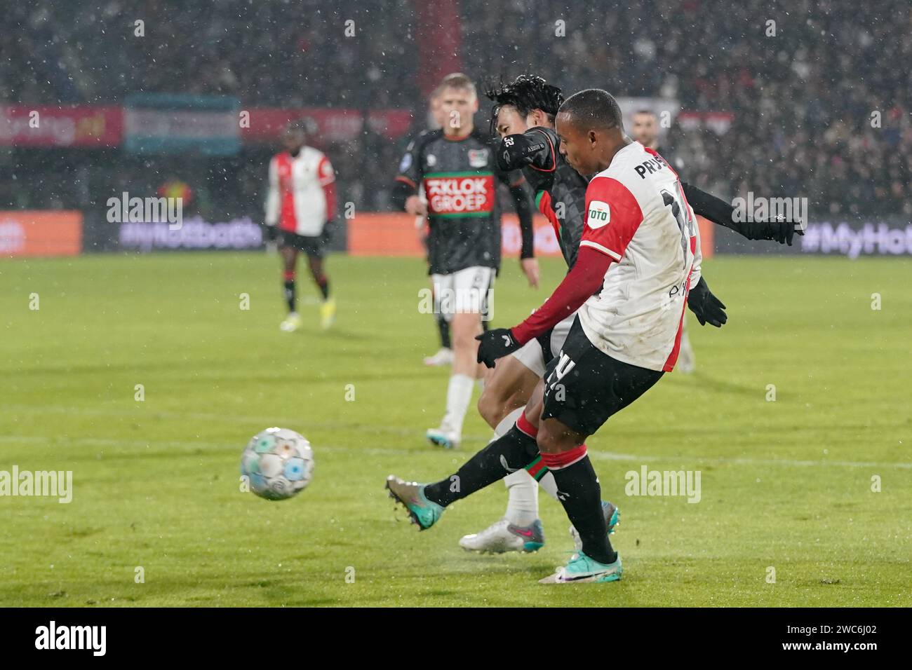 ROTTERDAM, 14012024 , Stadium Feijenoord / De Kuip , Dutch eredivisie Football Season 2023 /
