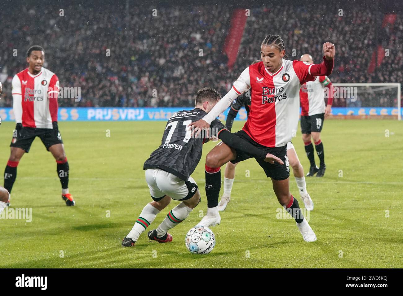 ROTTERDAM, 14012024 , Stadium Feijenoord / De Kuip , Dutch eredivisie Football Season 2023 /