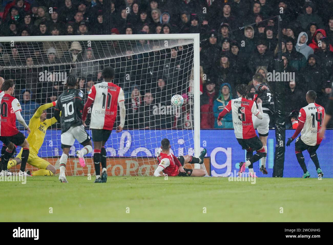 ROTTERDAM, 14012024 , Stadium Feijenoord / De Kuip , Dutch eredivisie Football Season 2023 /