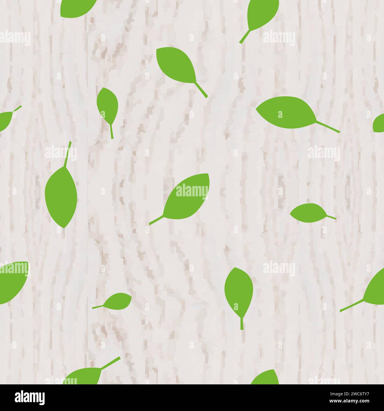 Oregano herb seamless pattern. Wooden background. Stock Vector
