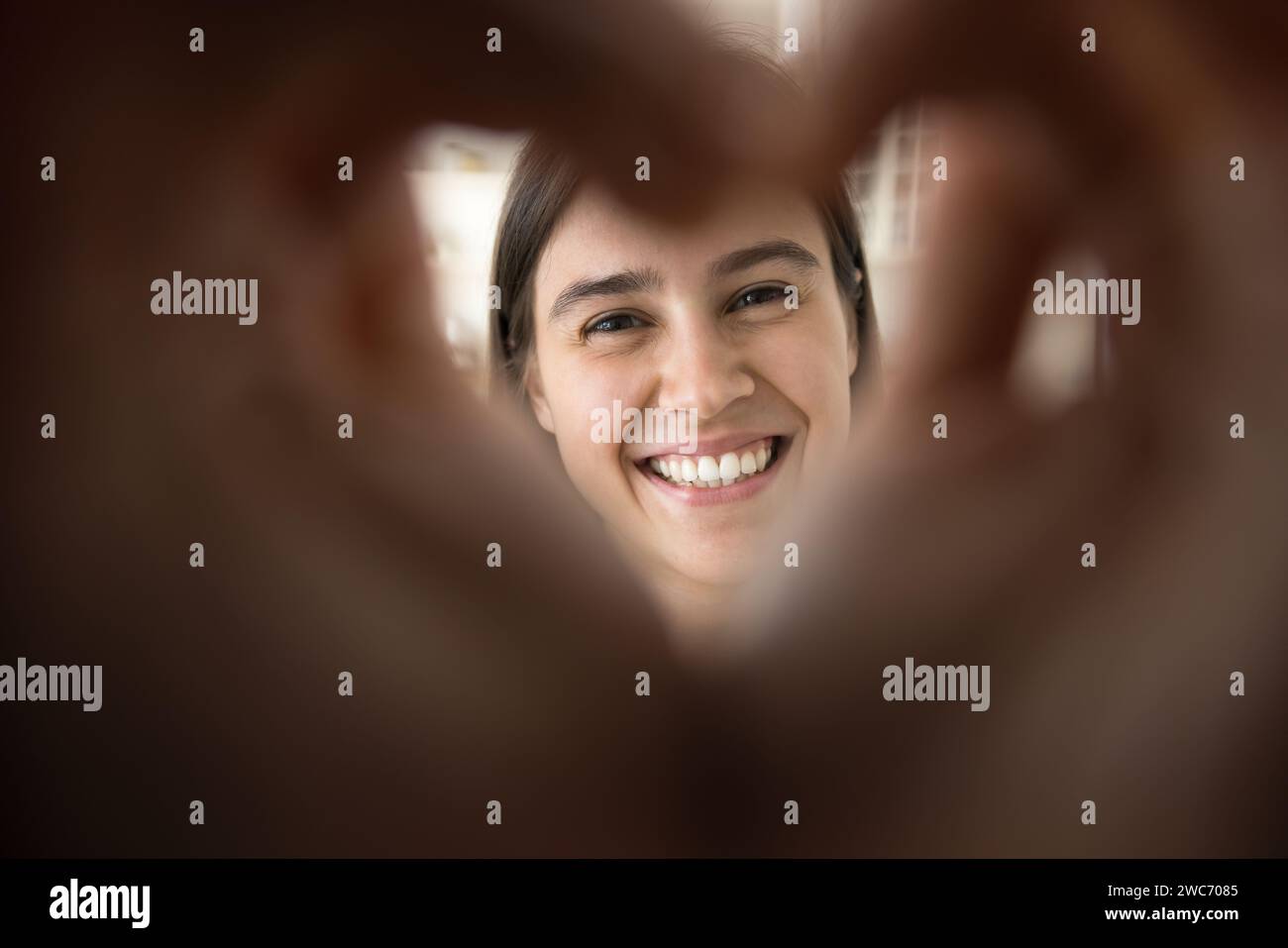 Cheerful beautiful young happy hi-res stock photography and images - Alamy
