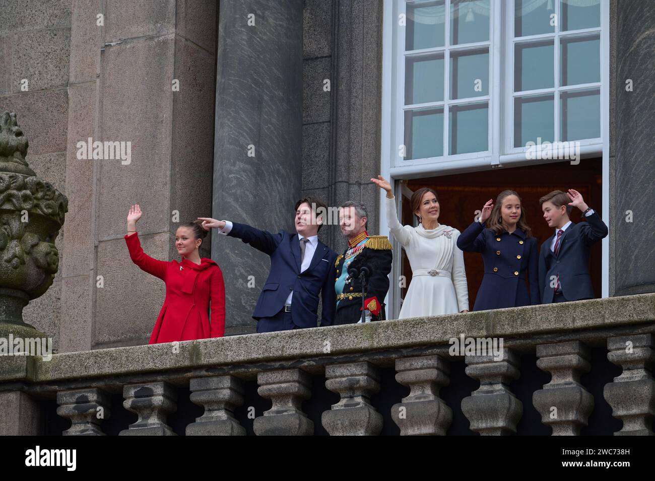 20240114 COPENHAGEN DENMARKCrown Prince Frederik takes office as King