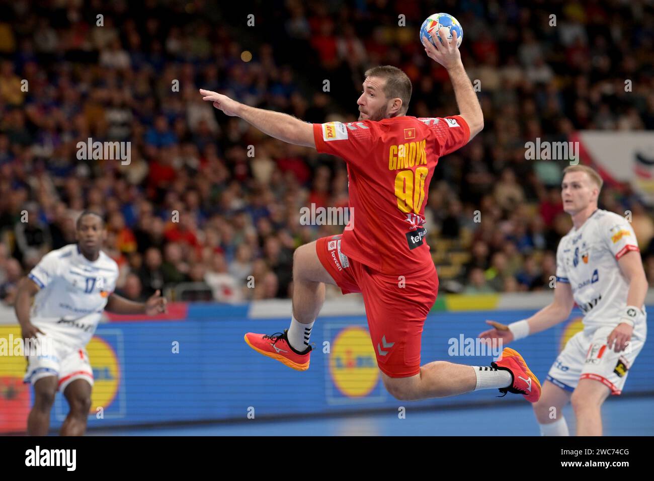 Munich, Germany. 14th Jan, 2024. Handball European Championship