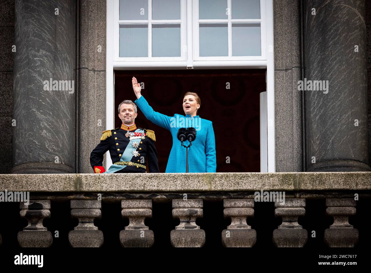 COPENHAGEN - Proclamation of King Frederik X and Queen Mary of Denmark ...