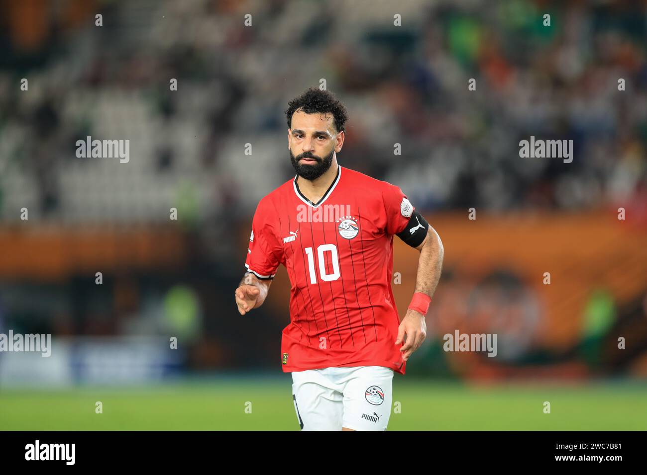Abidjan, Nigeria. 14 Jan 2024. Egypt vs Mozambique. African Cup of