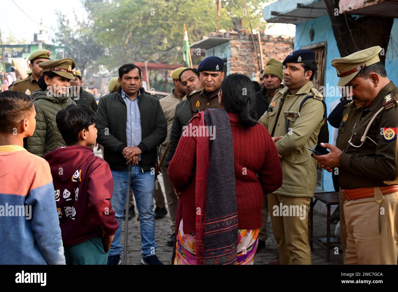 Noida India 14th Jan 2024 NOIDA INDIA JANUARY 14 Noida Police noida-india-14th-jan-2024-noida-india-january-14-noida-police