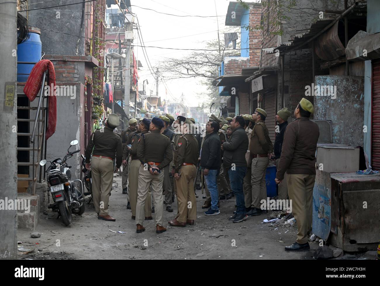 Noida India 14th Jan 2024 NOIDA INDIA JANUARY 14 Noida Police noida-india-14th-jan-2024-noida-india-january-14-noida-police